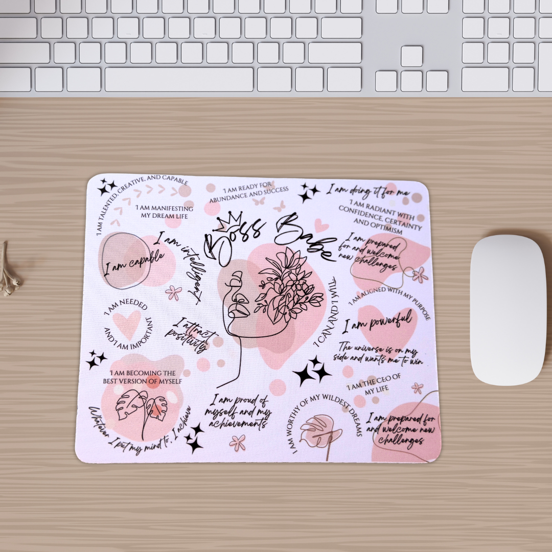 Affirmation Mouse Pads | Self-Care | Sassy | Boss Babe