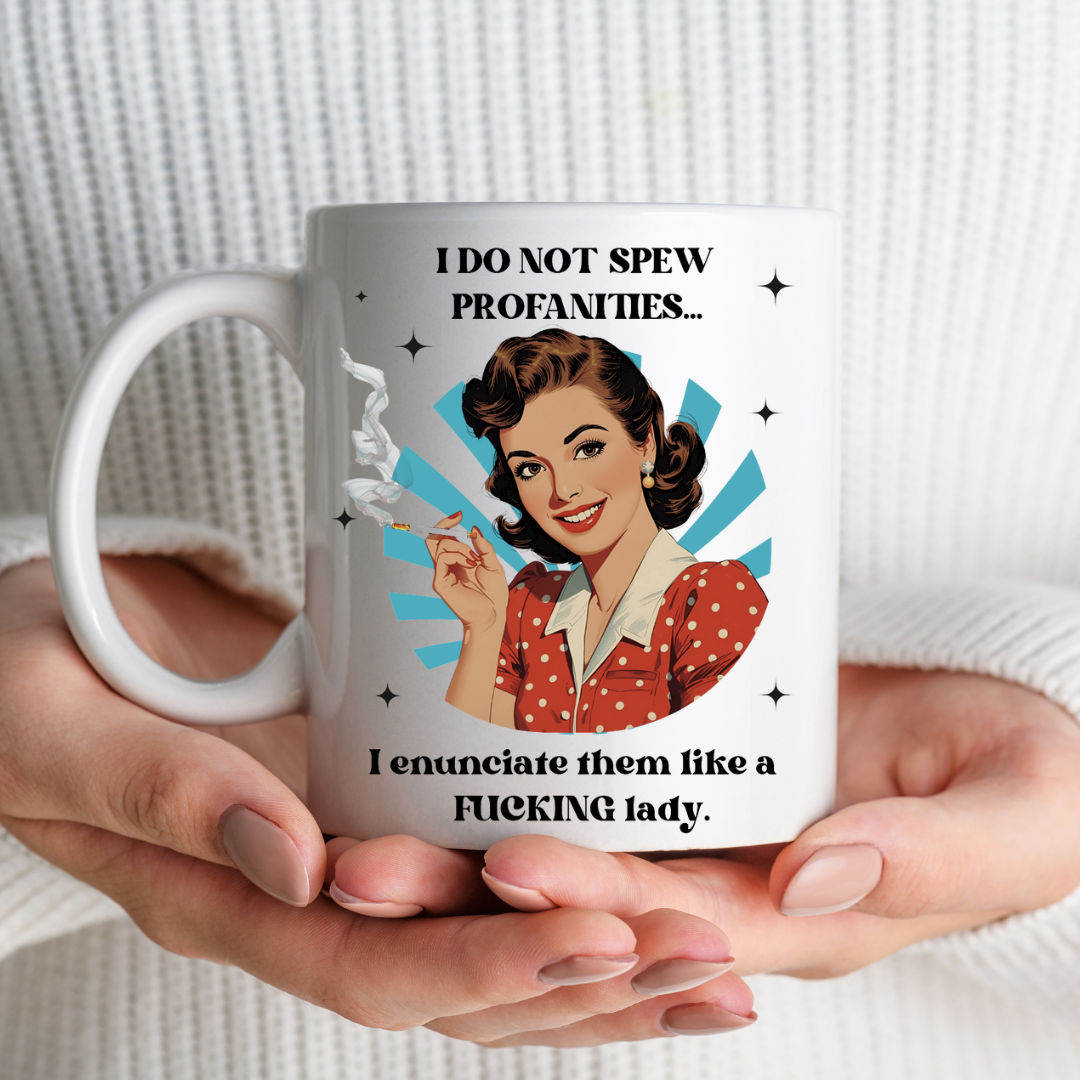 Novelty Mugs | Vintage Housewife Collection