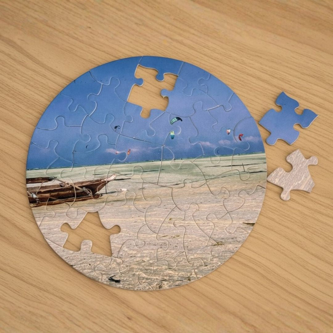 Personalised Puzzle Round | 20cm | 40 Pieces