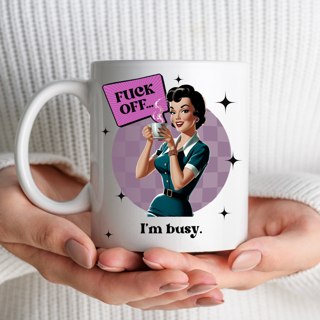 Novelty Mugs | Vintage Housewife Collection