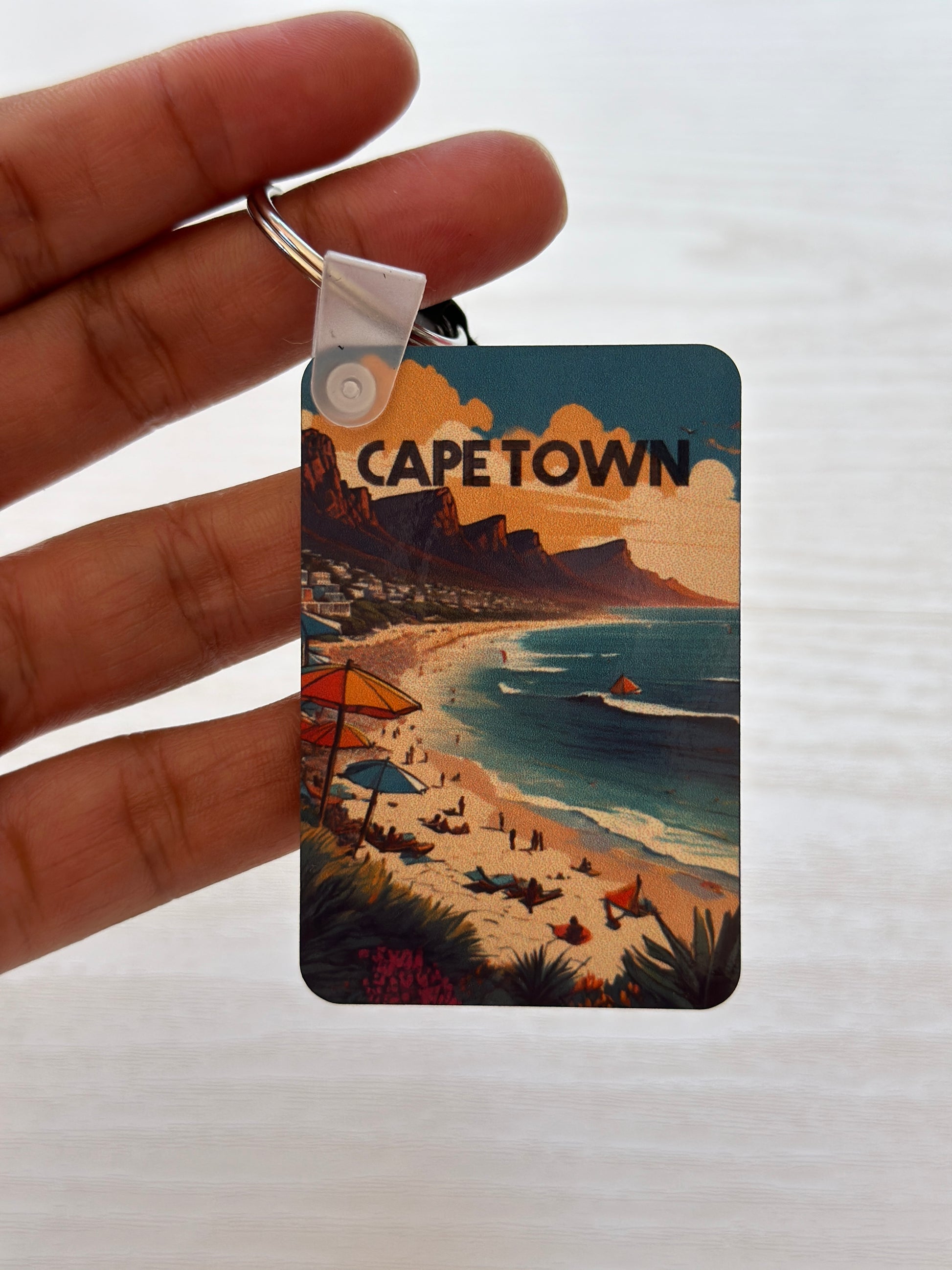 Funny novelty keychain with quote – South African handmade gift seven apostles