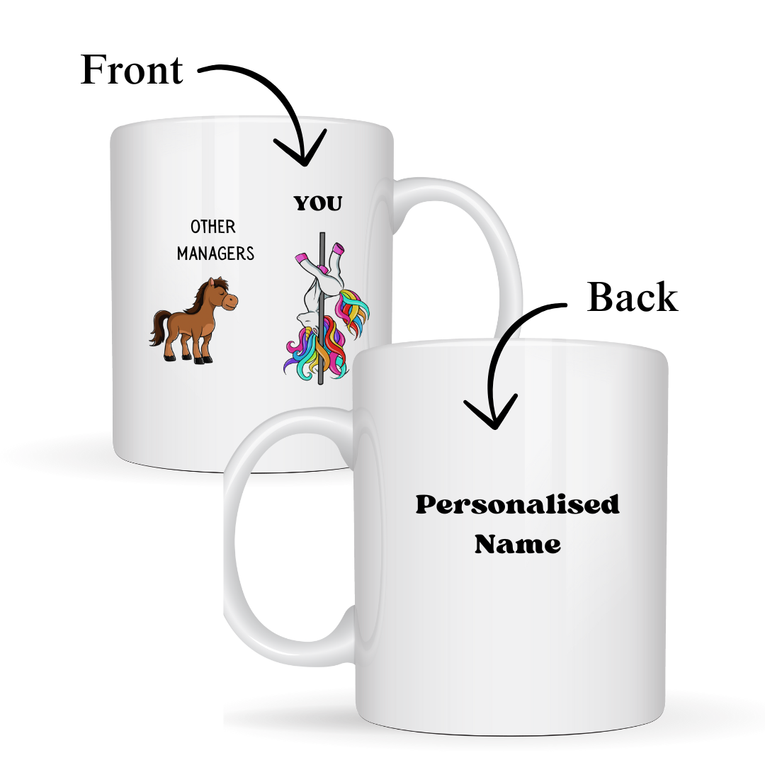 Novelty Mug | Unicorn Pole Dancer