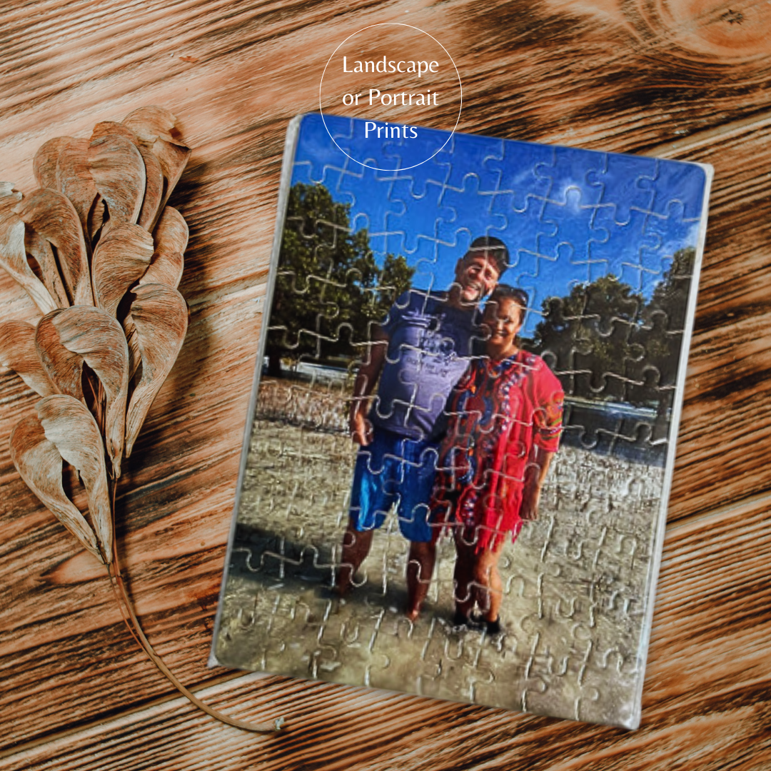 Personalised photo puzzle – custom printed jigsaw gift.
