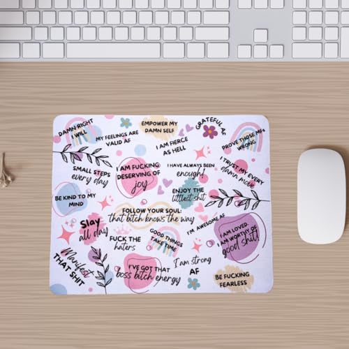 Affirmation Mouse Pads | Self-Care | Sassy | Boss Babe