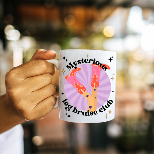 Novelty Mug | Mysterious Leg Bruise Club