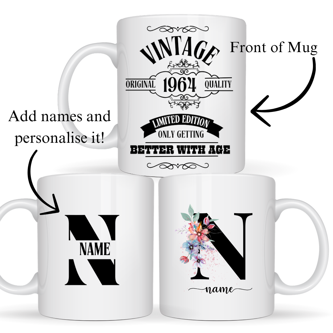 Vintage Birthday Mug