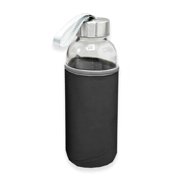 black water bottle